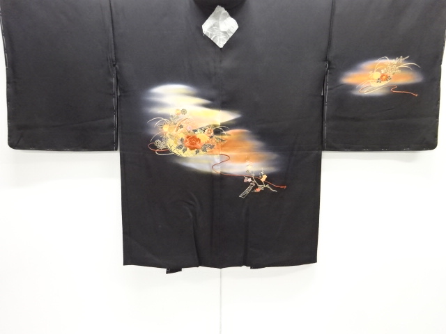 JAPANESE HAORI / UNUSED / FLOWER BASKET